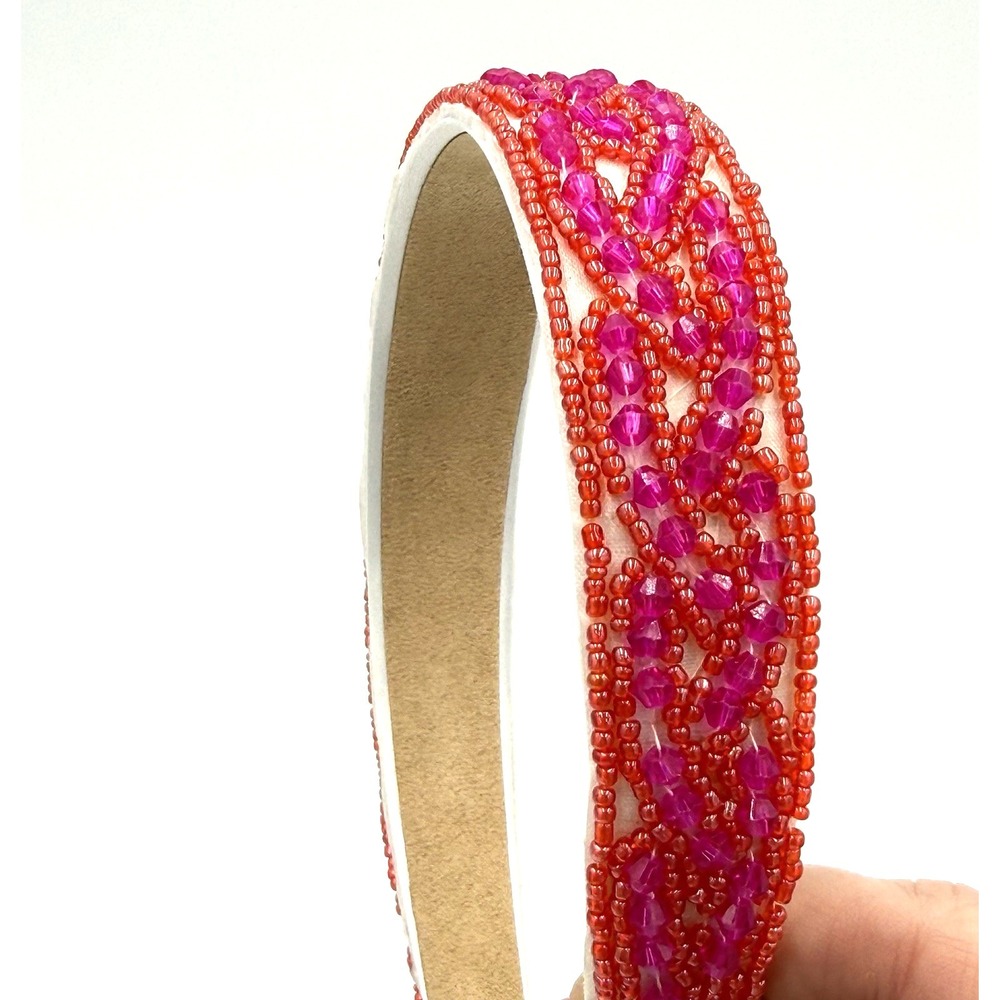 Bohemian Rhapsody Beaded Headband Luxury High-End Hair Accessory NEW Seed Bead‎